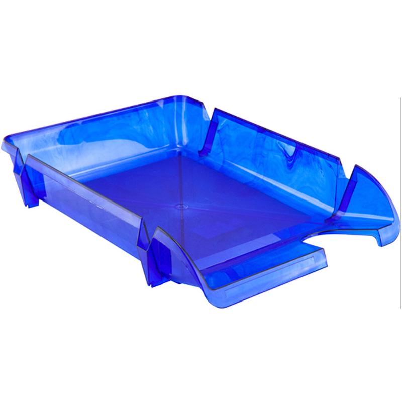 Лоток горизонтальний Axent Delta D4000, 365x275x70 мм, синій